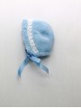 Baby boy-girl knit bonnet