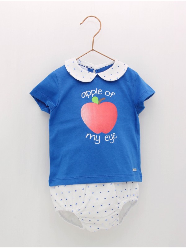 Conjunto t-shirt e cuequinha