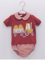 Conjunto bebé jubón y braguita