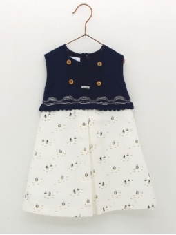 Vestido veleros con capacete punto