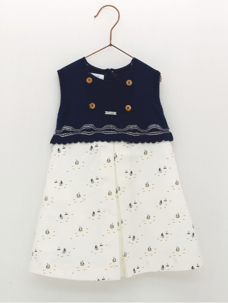 Vestido veleros con capacete punto
