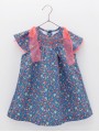 Baby girl dress with little apples print