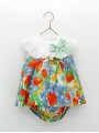 Tulips collection baby girl dress and bloomers Tulips collection baby girl dress and bloomers