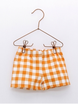 CuletÃ­n baÃ±o bebÃ© niÃ±o vichy y vivos a contraste