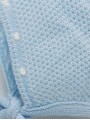 Baby boy-girl perlÃ© thread knit bonnet