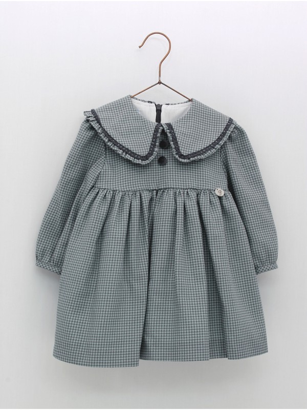 Vestido bebé niña cuadros