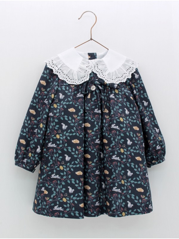 Vestido bebé niña estampado