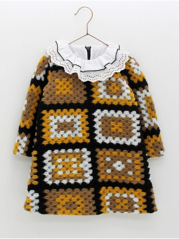 Vestido patchwork 