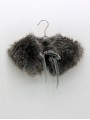 Cuello niña de pelo con lazo