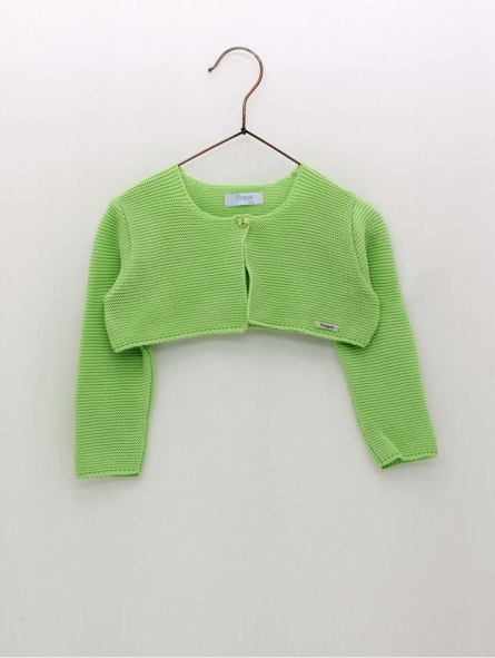 Bolero garter stitch jacket