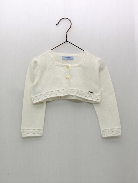 Chaqueta escote cuadrado