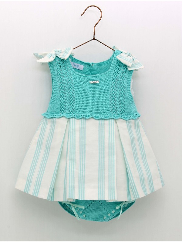 Emerald dress and panties set