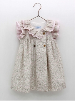 Vestido liberty con volantes