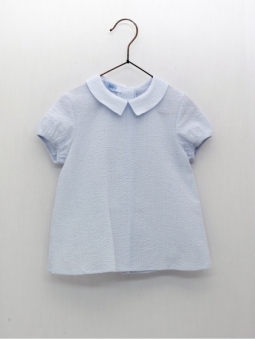 Light blue batiste shirt