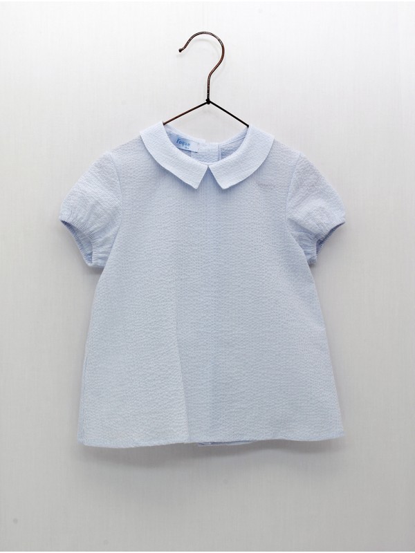Light blue batiste shirt