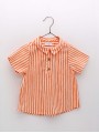 Orange striped shirt