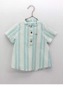Camisa cuello mao rayas