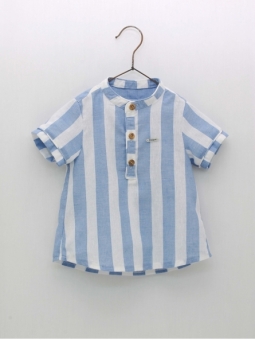 Striped short sleeve shirt