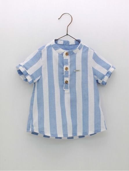Striped short sleeve shirt