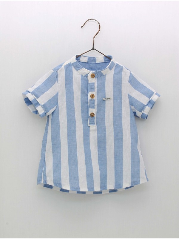 Striped short sleeve shirt