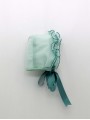Bamboo and satin bonnet