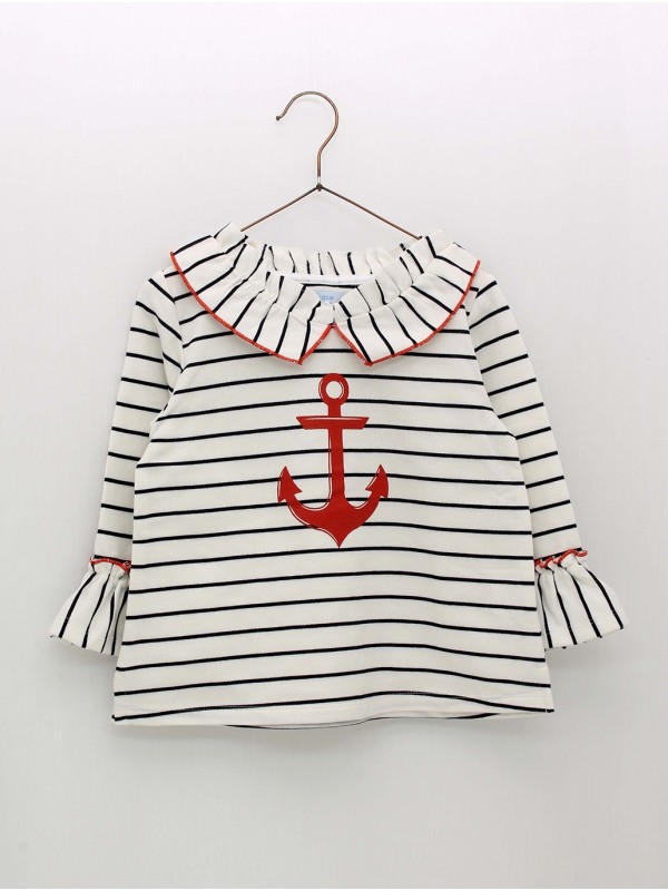 Sudadera niña marinera