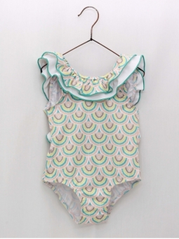 Girl's Revival print swimsuit