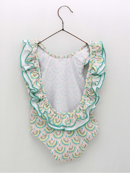 Girl's Revival print swimsuit