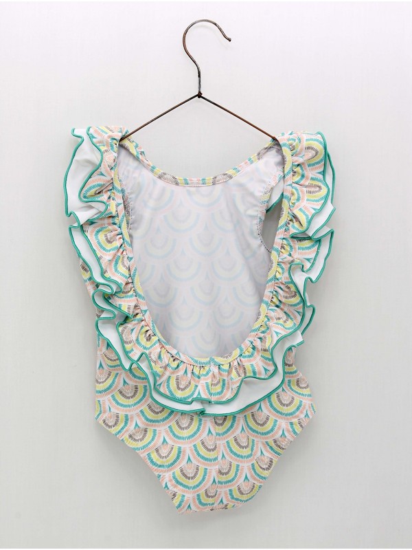 Girl's Revival print swimsuit