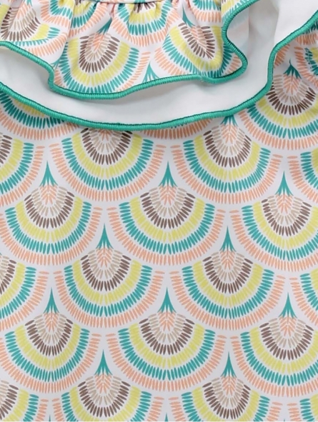 Girl's Revival print swimsuit