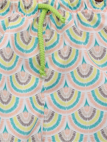 Revival print boy's swimsuit