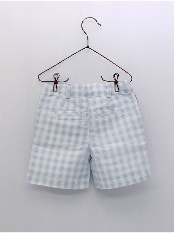 Pantalón corto cuadros
