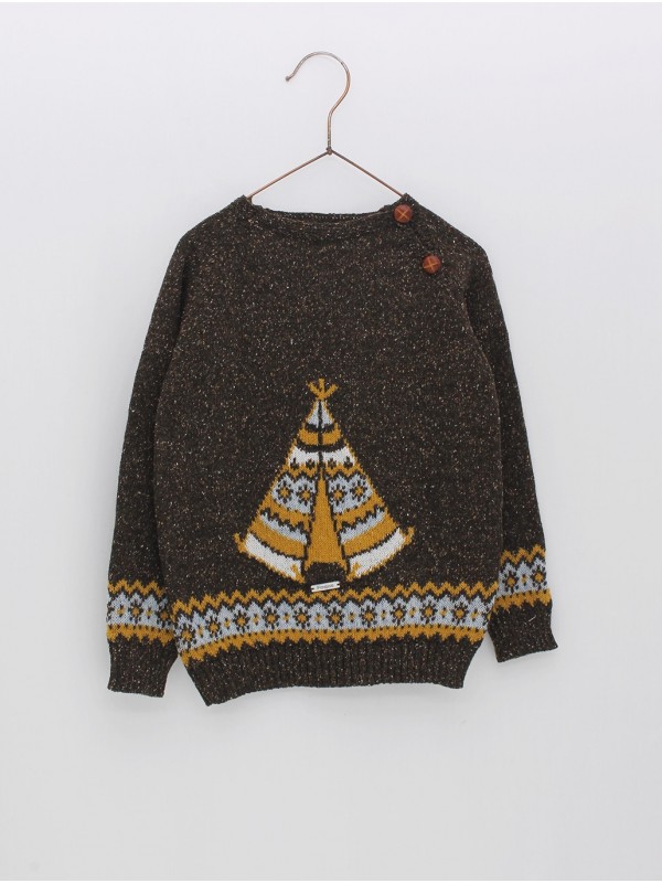 Jersey dibujo tipi y greca