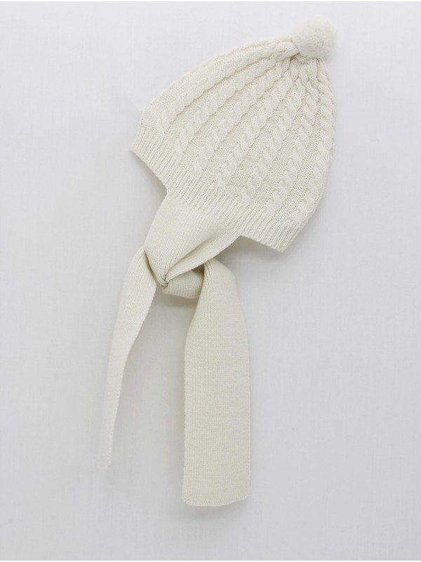 Gorro bufanda ochos y pompón