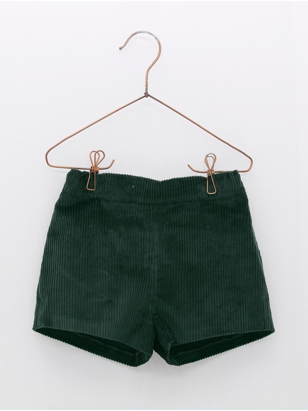 Pantalón corto de pana