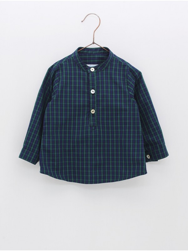 Camisa cuello mao Gold