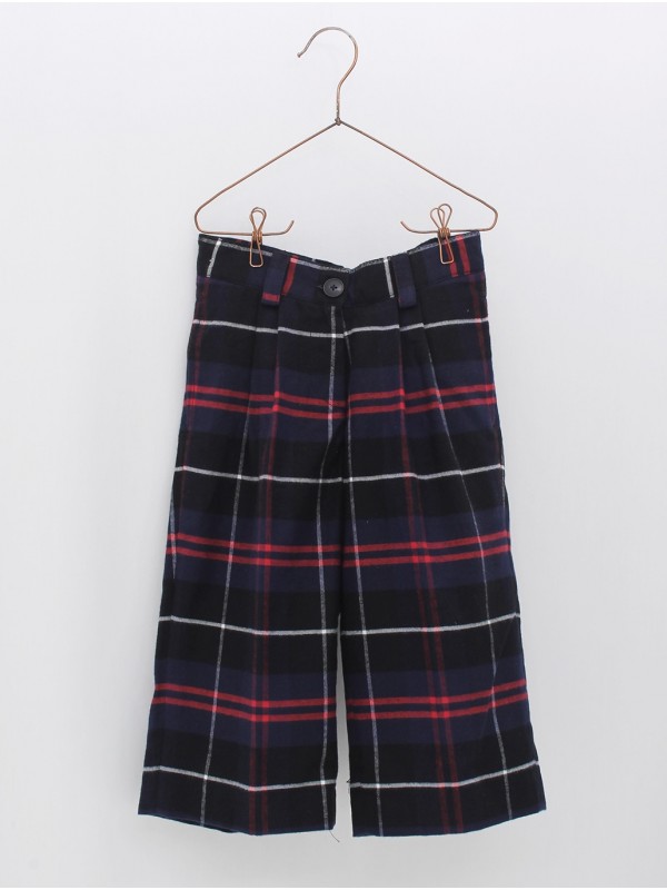 Culotte estampado tartán