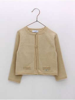 Chaqueta longa petos simulados