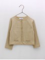 Chaqueta larga bolsillos simulados