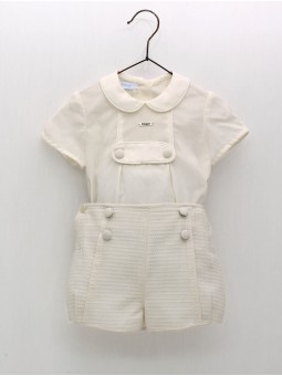 Conjunto blusa batista y pantalón corto
