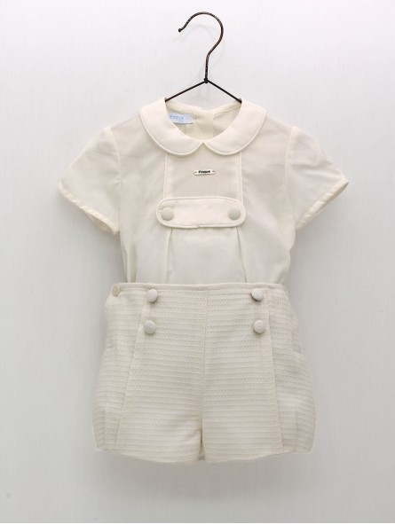 Conjunto blusa batista y pantalón corto
