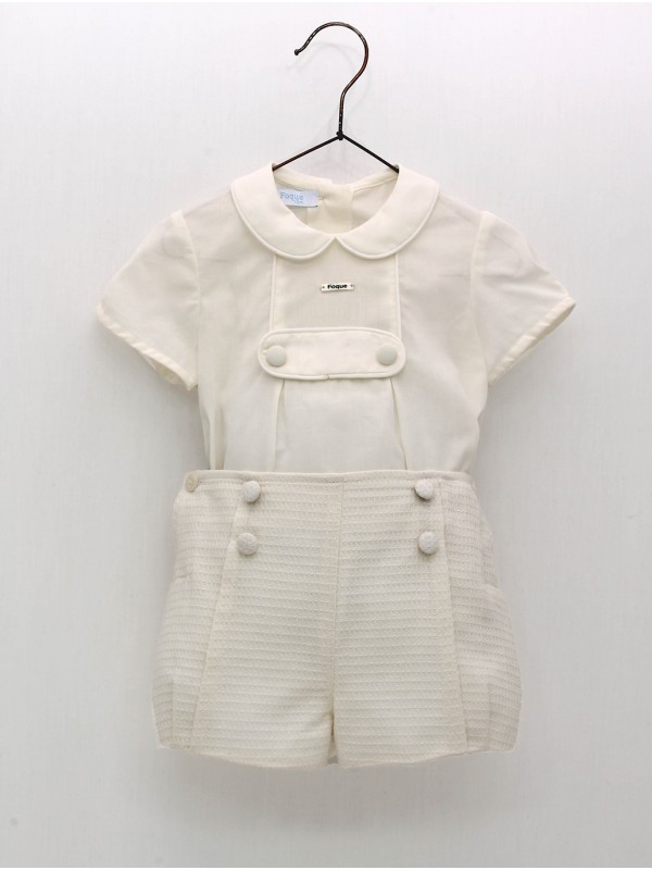 Conjunto blusa batista y pantalón corto