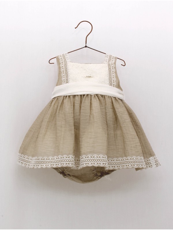 Amélie beige bloomer ensemble