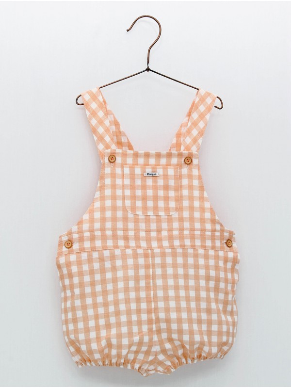 Nana Chequered Dungarees
