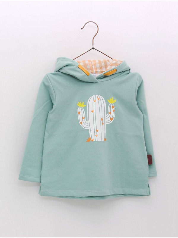 Cactus Hooded Jumper