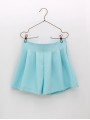 Short with pleats