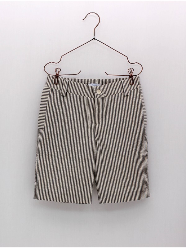 PANTALÓN CORTO RAYAS SERSUCKER CC. DANTE