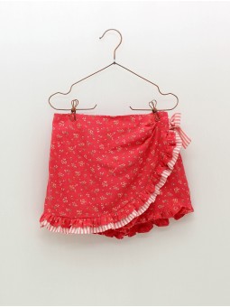 Saia Pantalón flores