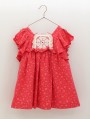 Vestido flores con encaje