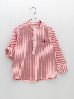 Camisa rayas rojas